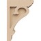 Ekena Millwork 3"W x 6"D x 9"H Classic Mayflower Rough Cedar Woodgrain TimberThane Corbel, Primed Tan CORUR03X06X09MAYRCPR - alternate 6